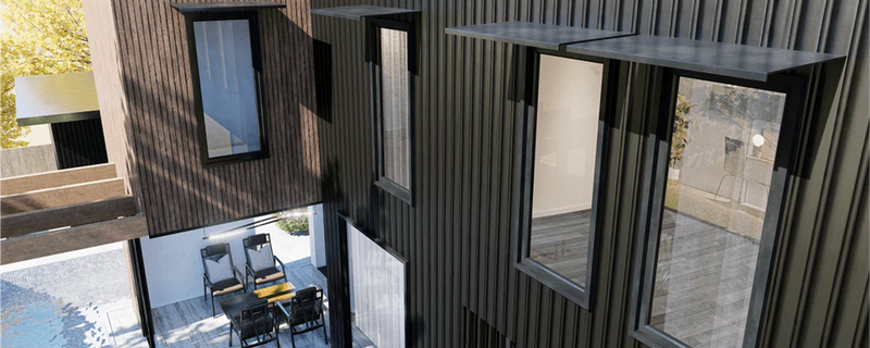 Easy Installation When Building Your New Home/Building Prior to Cladding