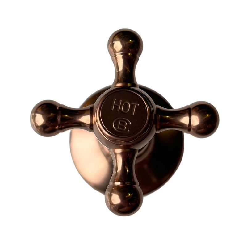 Load image into Gallery viewer, Copper or Brass Wall Mounted Taps