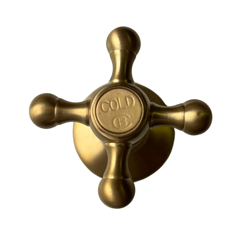 Load image into Gallery viewer, Copper or Brass Wall Mounted Taps