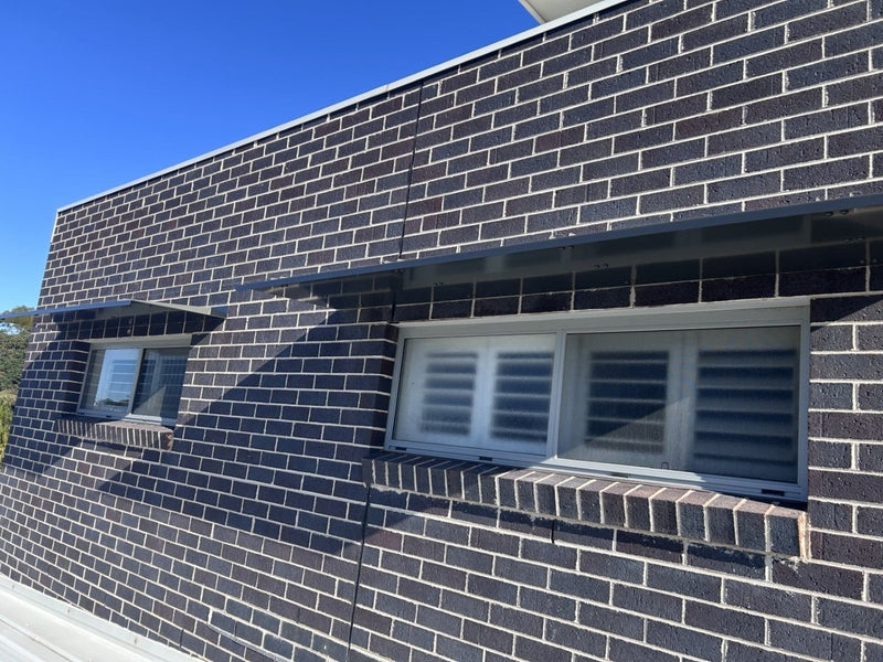 Load image into Gallery viewer, Bracketed Modern Window Hoods - Retrofit/ Post Cladding Modhoods