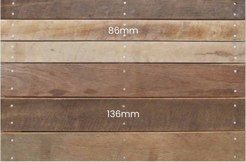 Load image into Gallery viewer, Recycled Timber for Decking, Privacy Screens or Fencing ($/LM)