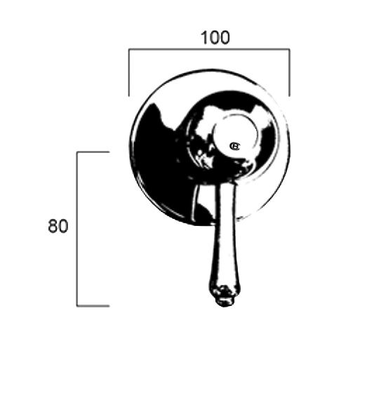 Load image into Gallery viewer, Shower Tap - Wall Mounted Lever Mixer