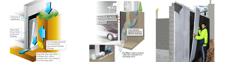 Retaining Wall Drainage - Eco Sustainable House