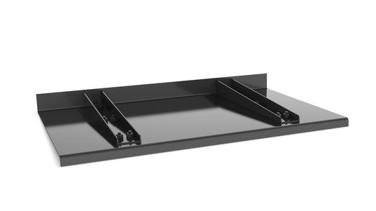 Double bracket awning Black