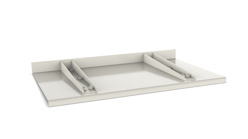 Load image into Gallery viewer, Double Bracket Awning Pearl White
