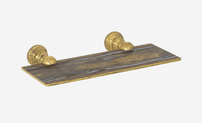 Load image into Gallery viewer, Australian made brass shelf ornate
