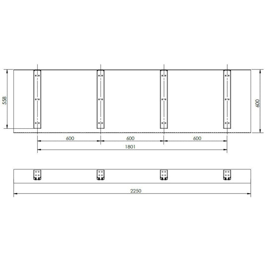 Modern Window Hoods - Bracketed - Retrofit/Post Cladding Modhoods