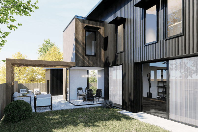 Load image into Gallery viewer, Modern Window Hoods - Bracketed - Retrofit/Post Cladding Modhoods
