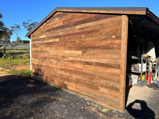 Original Weathered - Faced and Wire Brushed - Recycled Thin Cladding