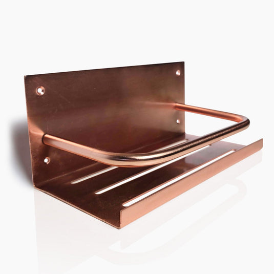 Outdoor Shower Shelf Copper or Brass