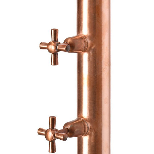 Lennox Copper Shower - BC-BCLS-200-CT - Eco Sustainable House